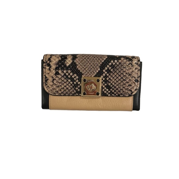 Coach Snake Skin Drifter Purse and Wallet - Picture 4 of 5